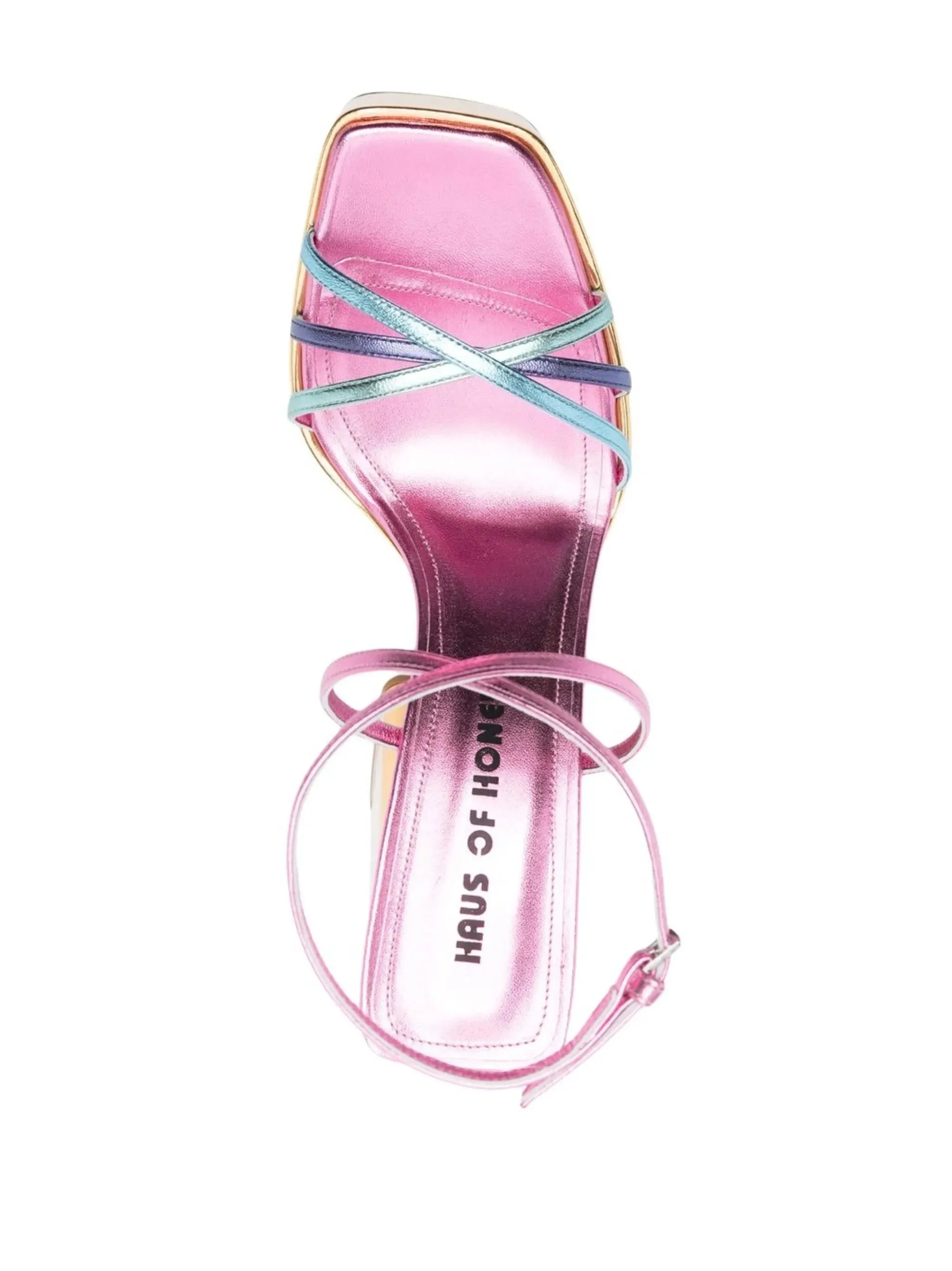 Casual Shoes Slip On Shoes 135mm metallic platform sandals