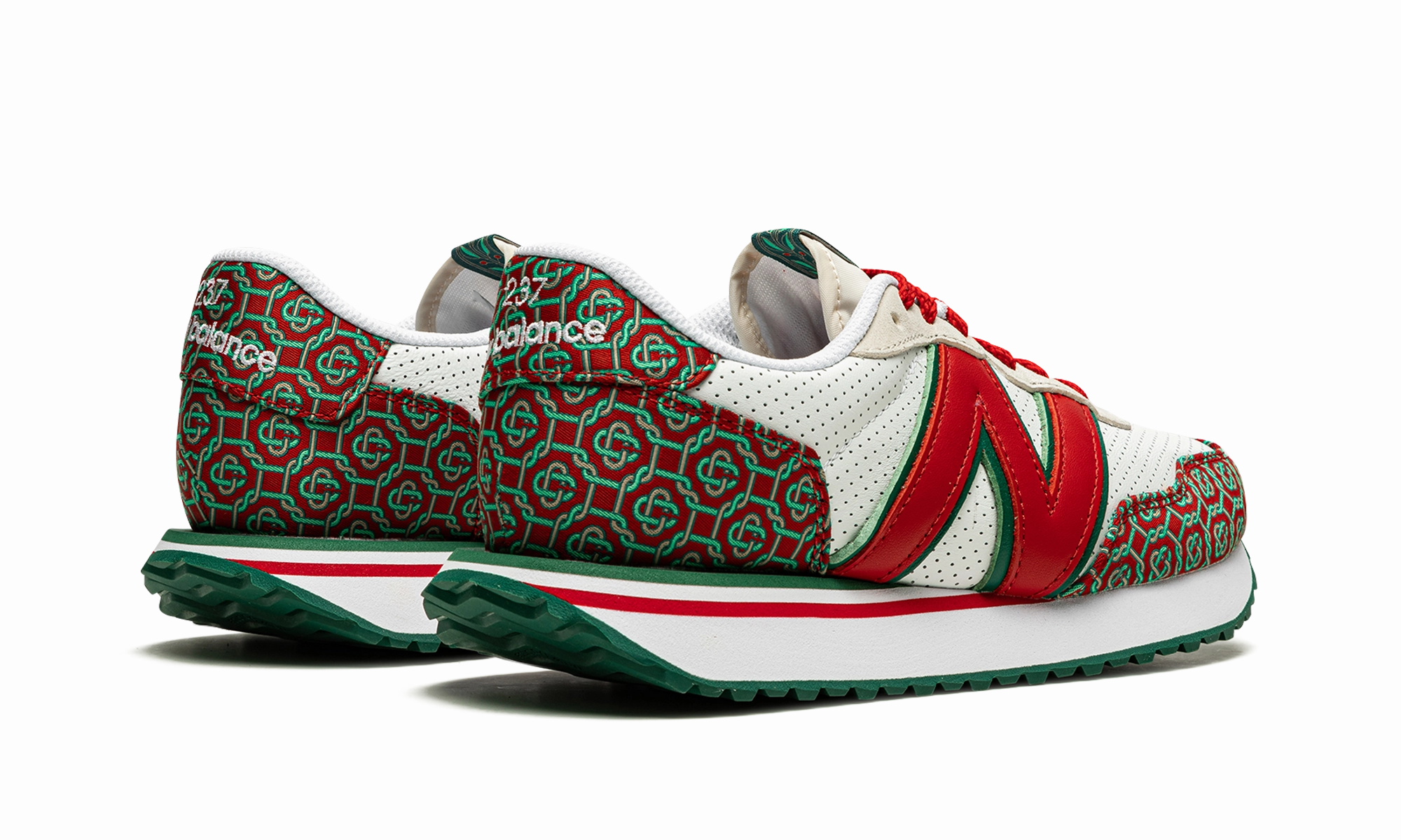 New Balance Wide Men's Shoes 237 "Casablanca - Red Monogram"