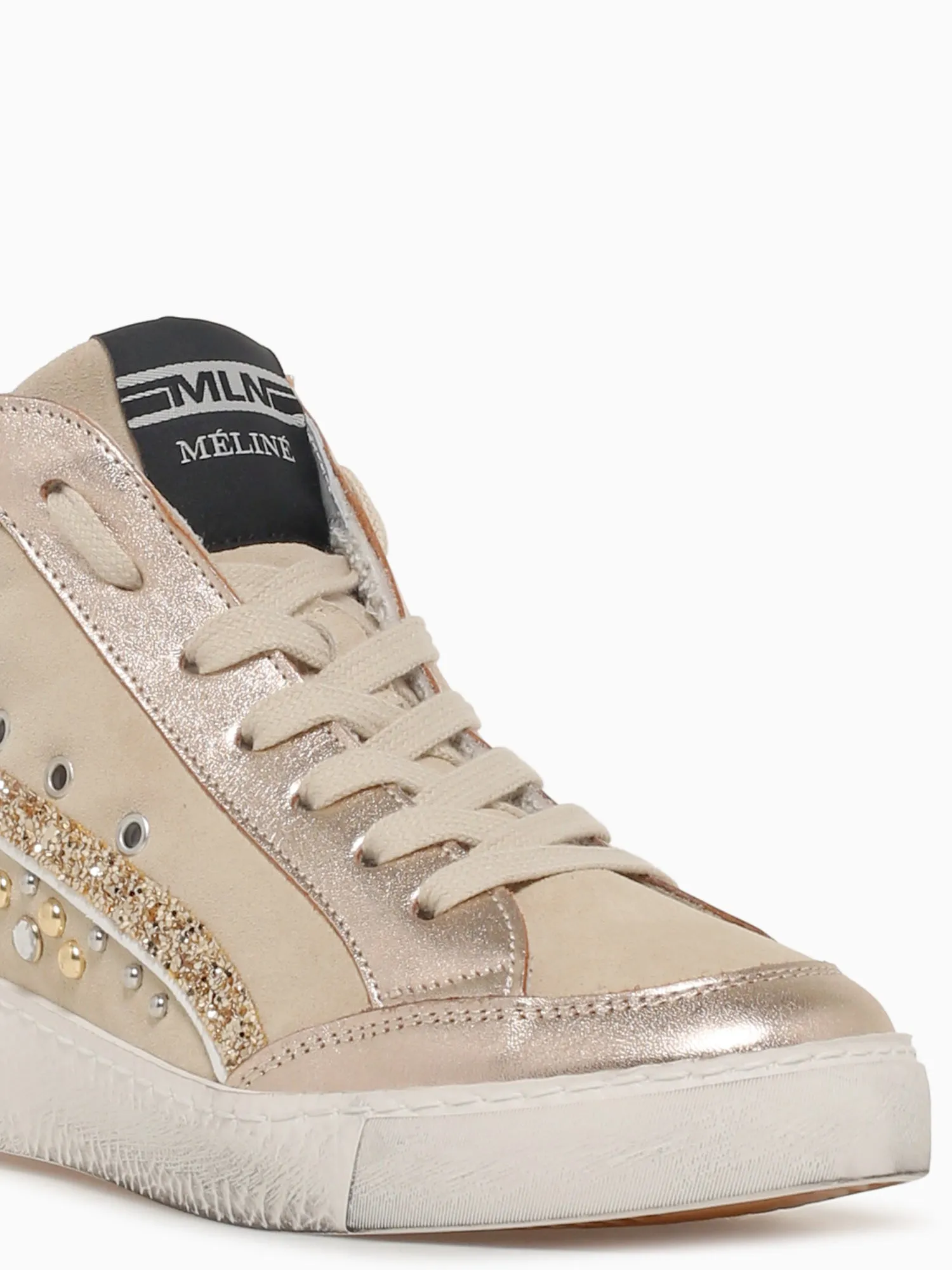 Leather Slip On Casual Shoes 326 Oro Bianco Leather