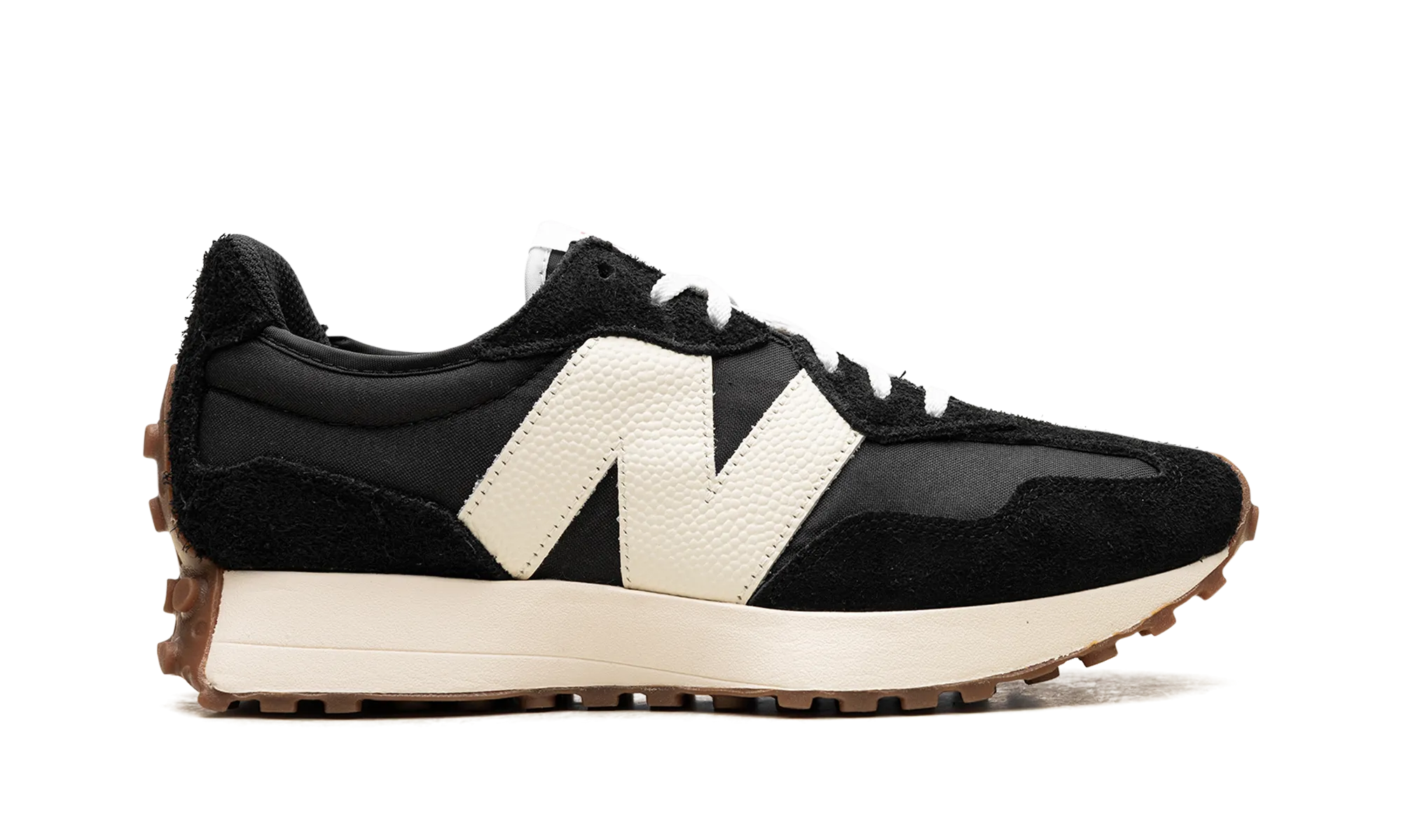 New Balance Minimus Shoes 327 WMNS "Black White Gum"