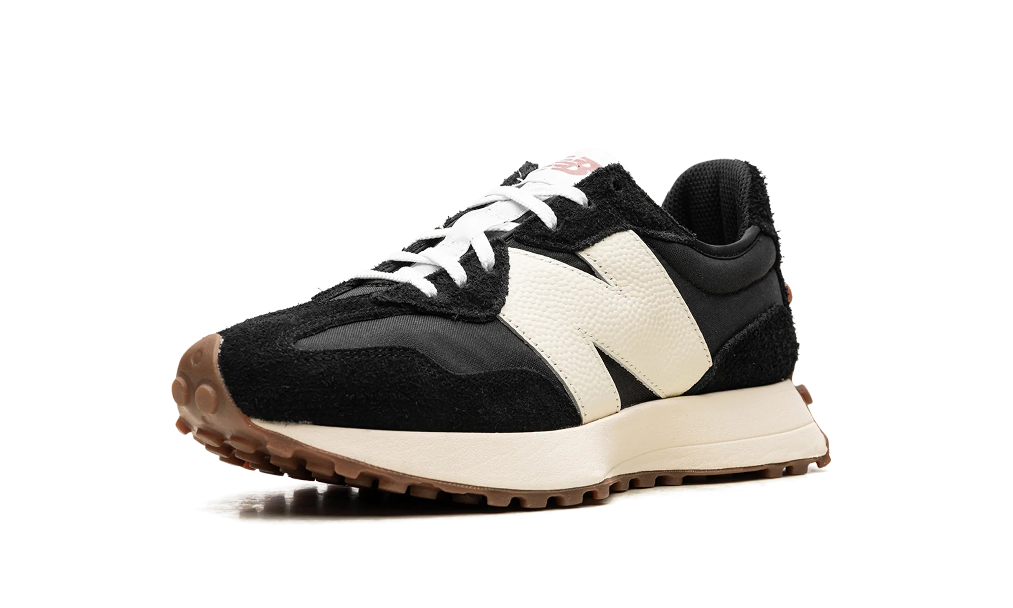 327 WMNS "Black White Gum" New Balance Negros 9060