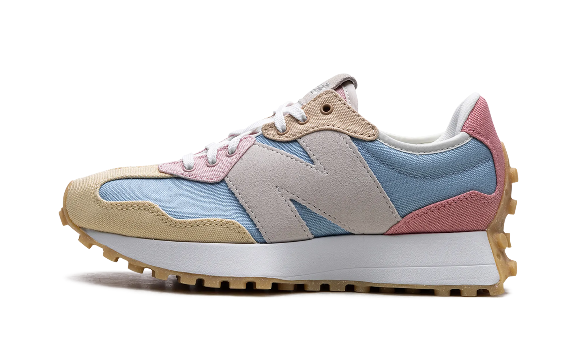 New Balance Black & White 327 WMNS "Light Indigo Multi Color"