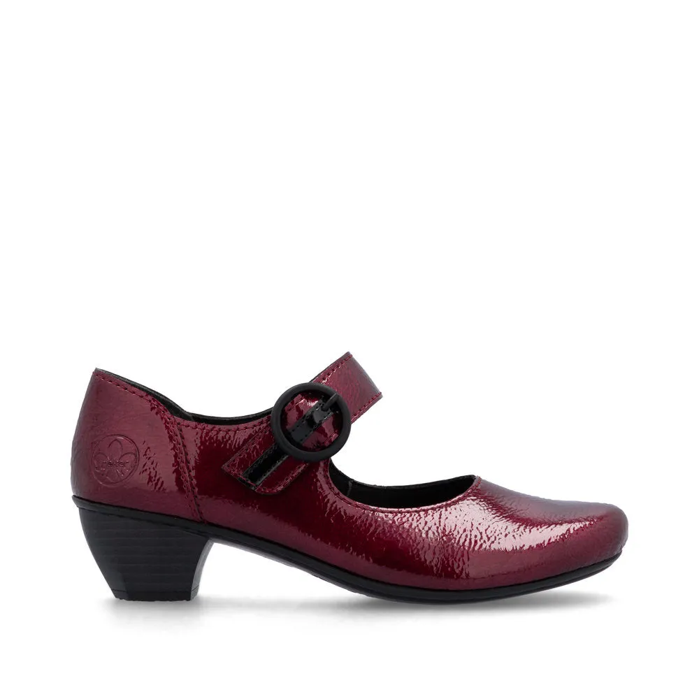 Atruux Oxford Casual Shoe 41756-33 Mary Jane Red/Black