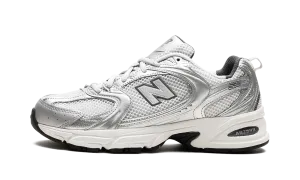 530 "Grey Matter / Silver Metallic" White New Balance 580
