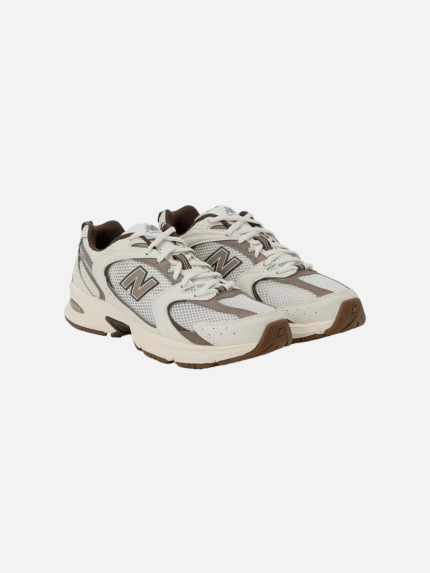 New Balance No Show Socks Womens 530 "Off White/Beige"