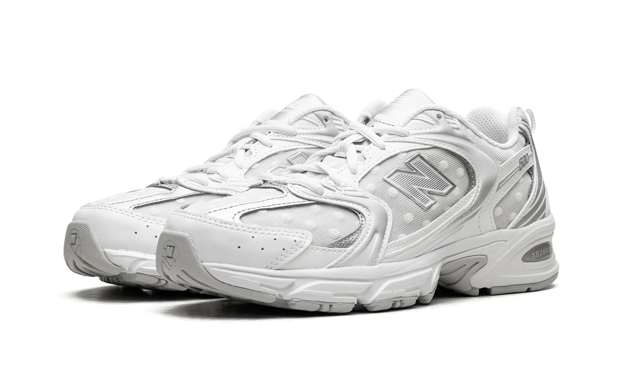 New Balance Wide Football Cleats 530 "Silver Metallic Polka Dots"