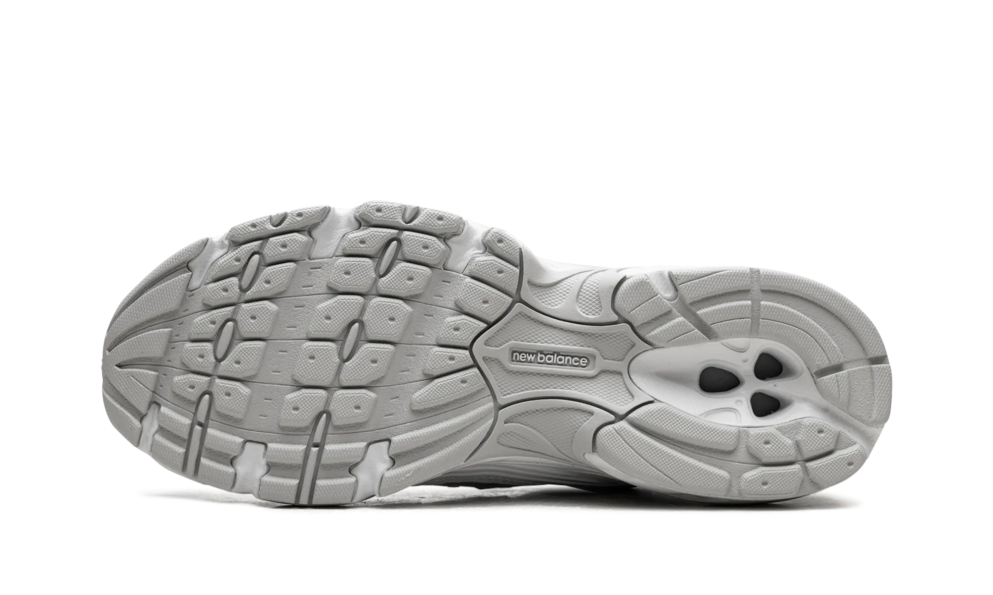 530 "Silver Metallic Polka Dots" New Balance On Foot