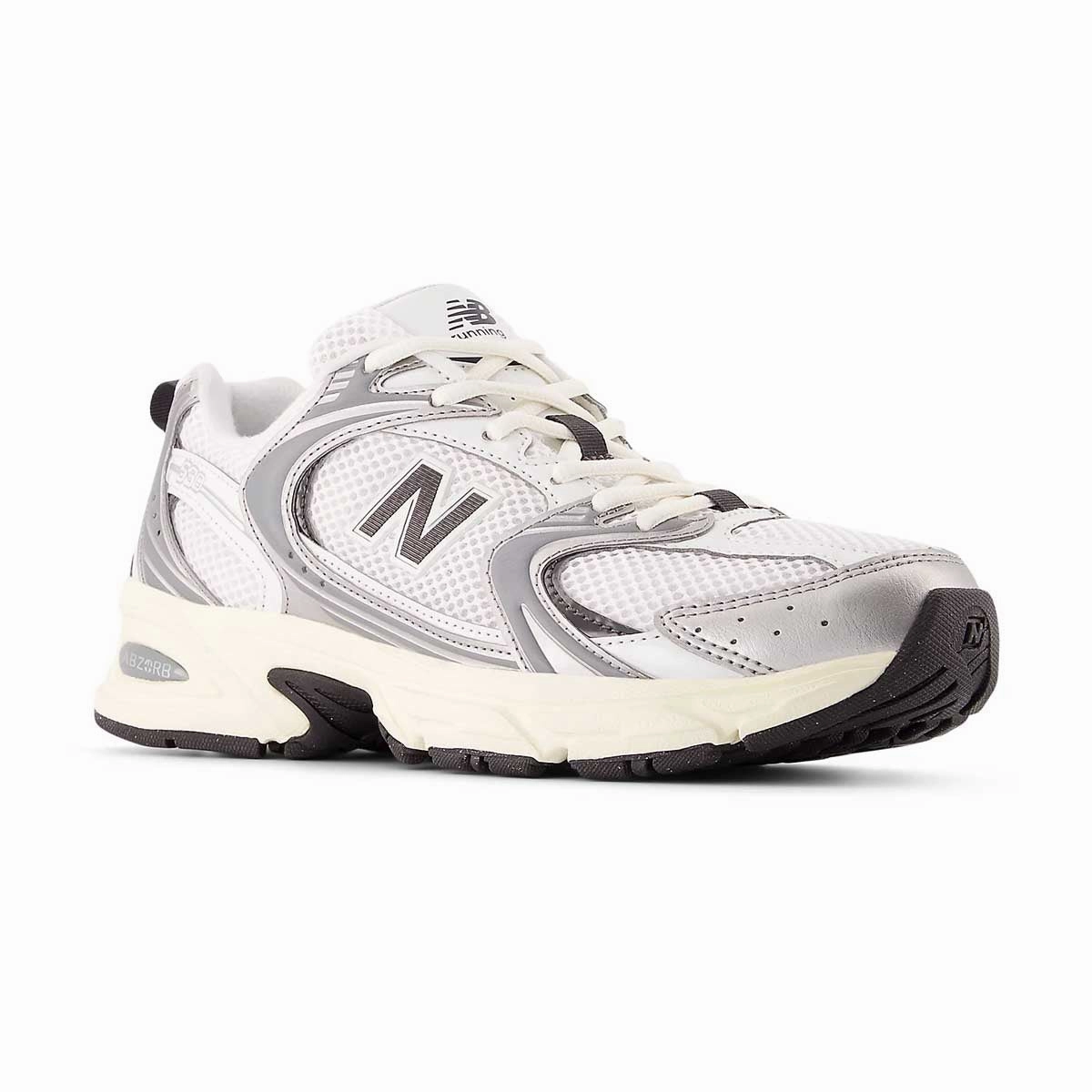 New Balance Cream Sneakers 530 'Silver Metallic Black Cement'