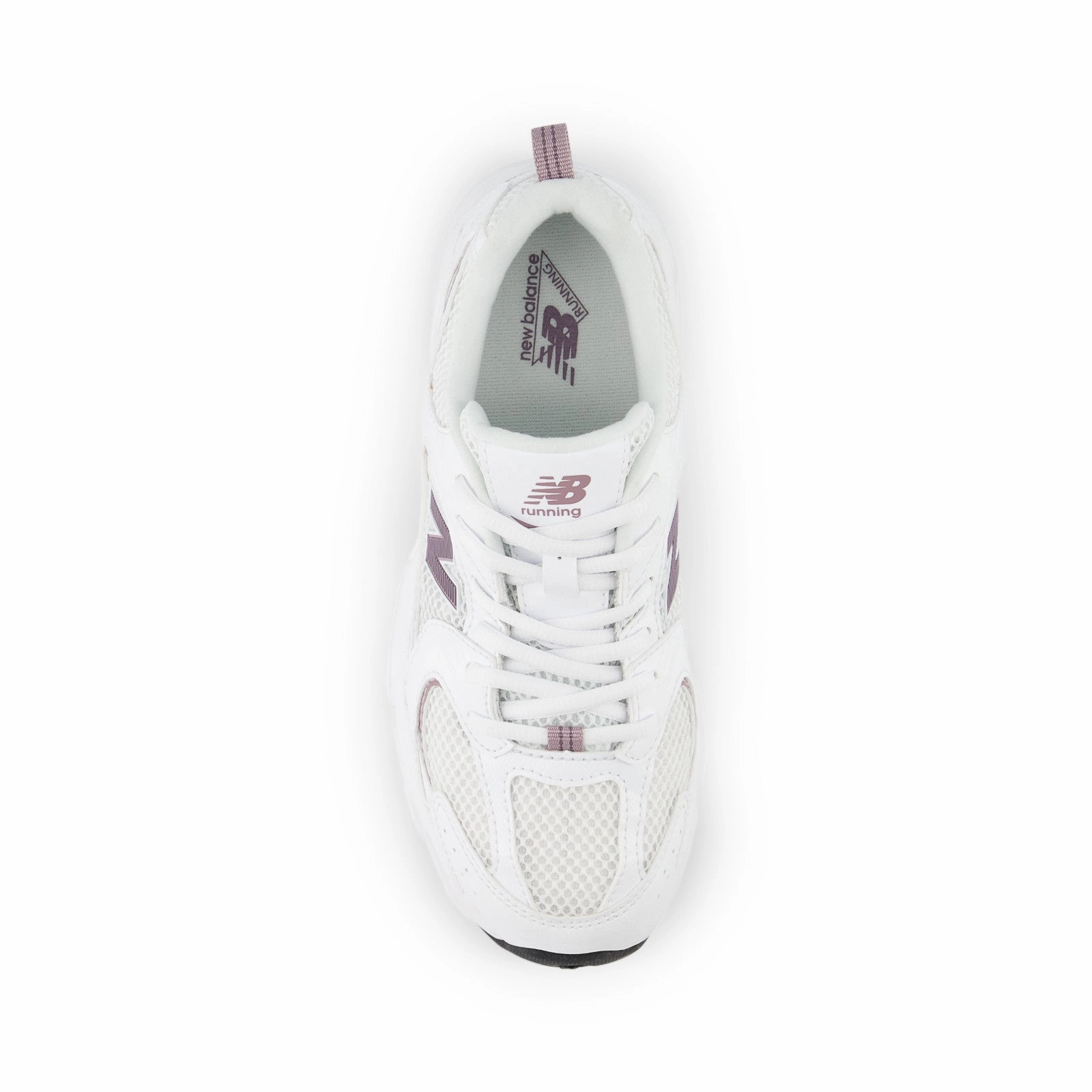 Cream And Brown New Balances 530 'White Dark Ice Wine'