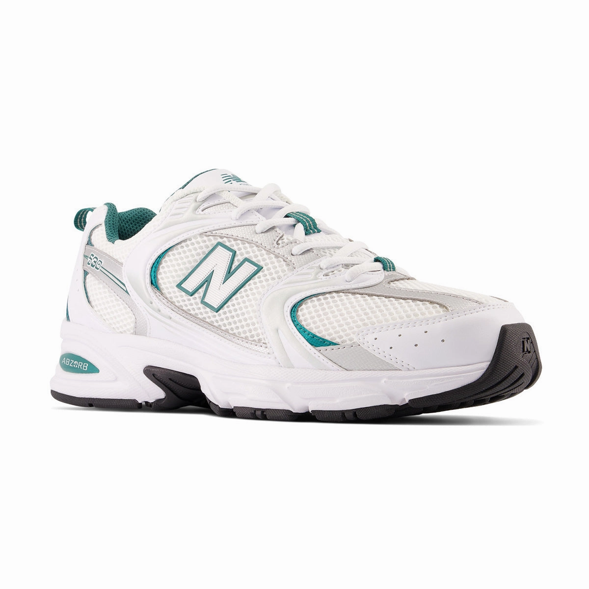 530 'White Silver Green' New Balance Black