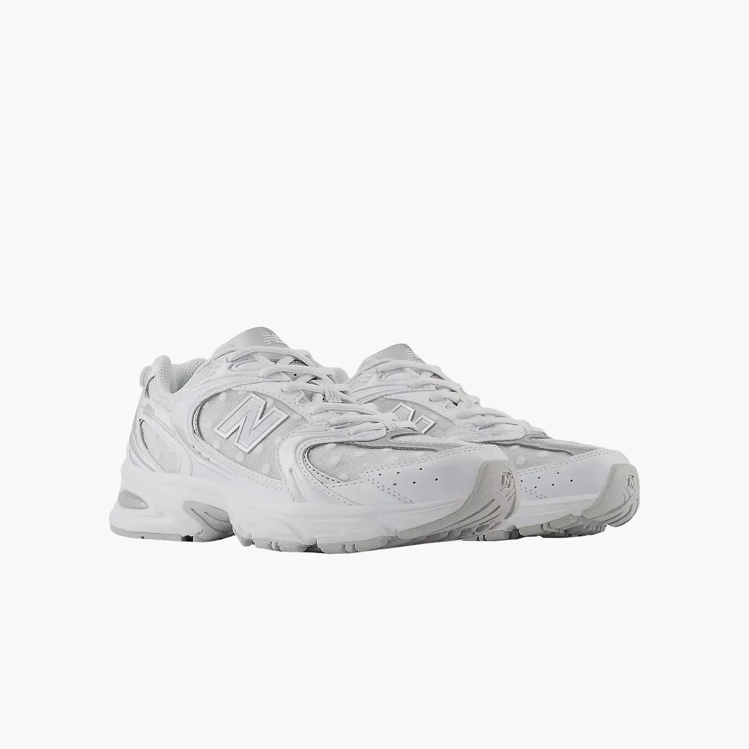 530 "White Silver Metallic Polka Dots" New Balance 550 Comfortable