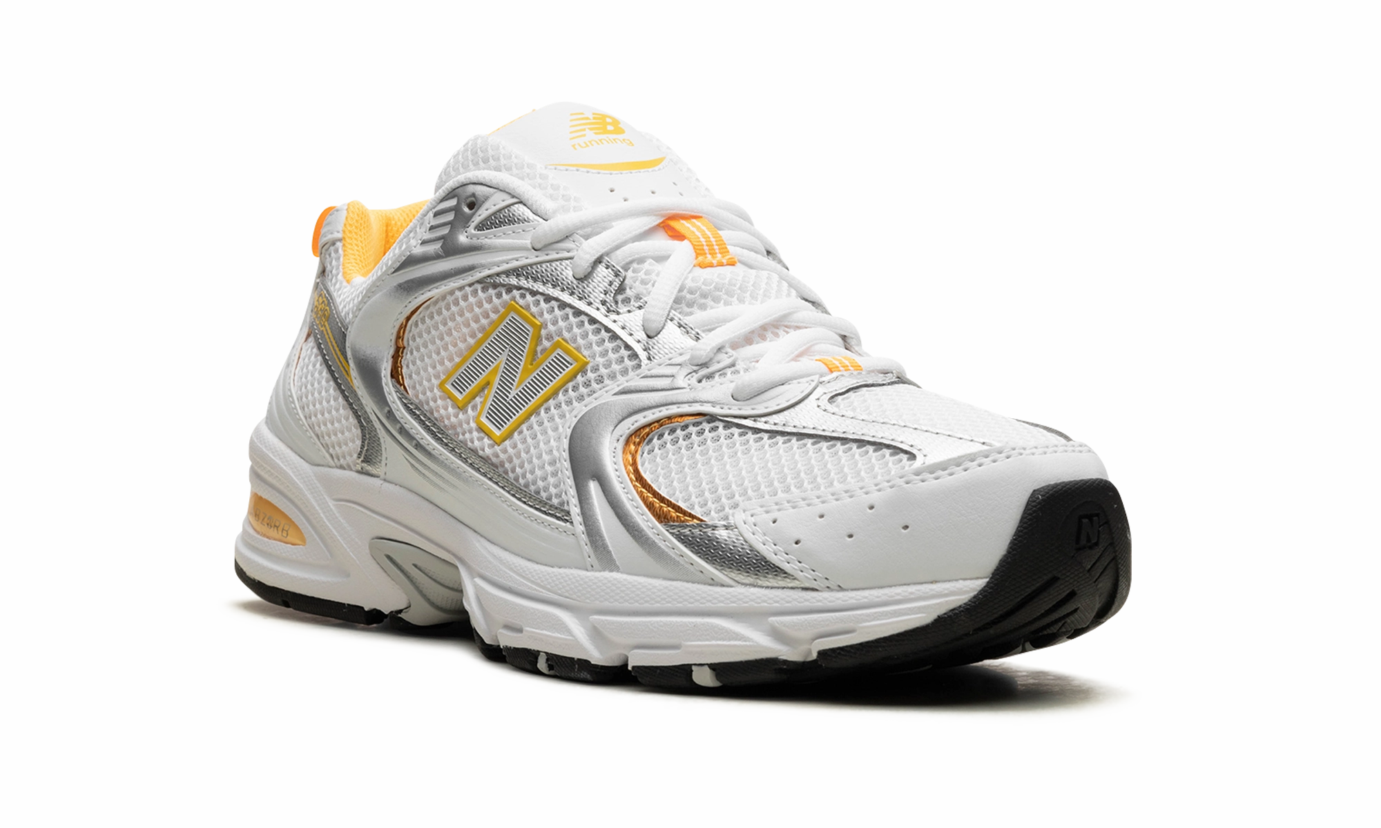 530 "White Vibrant Apricot Silver Metallic" Black New Balance 725