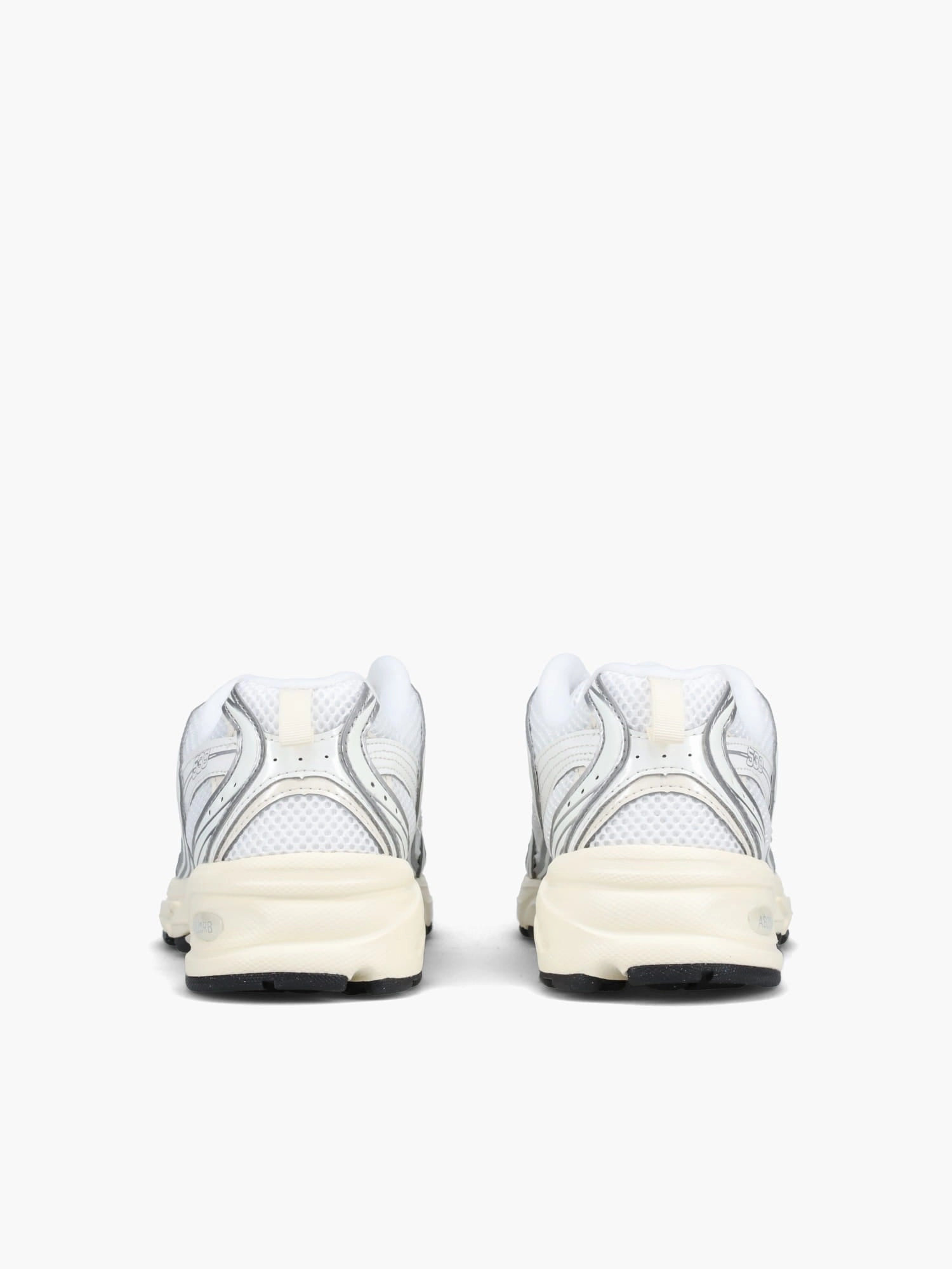 Athletic Shoes Business Casual 530 Silver Metallic Linen leather Mesh