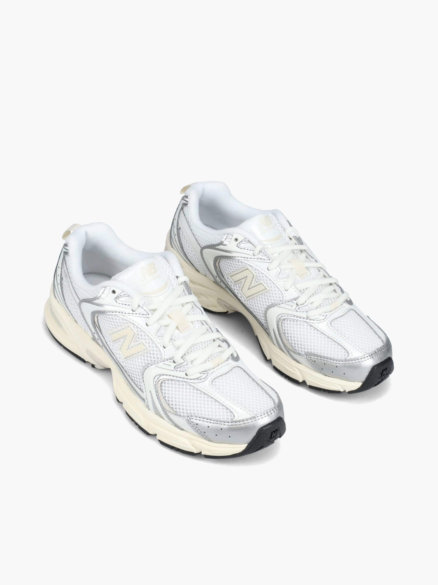 530 Silver Metallic Linen leather Mesh Chuck Taylor All-star Ii Hi Casual Shoes