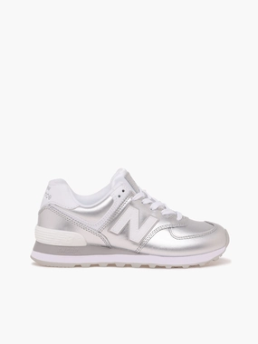 Flyknit Roshe Run Casual Shoes 574 Wl574la2 Silver White