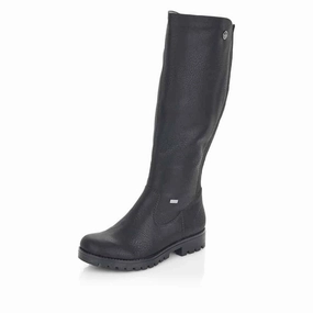 Slip In Boots 78554-00 Black Tall Boot RTex