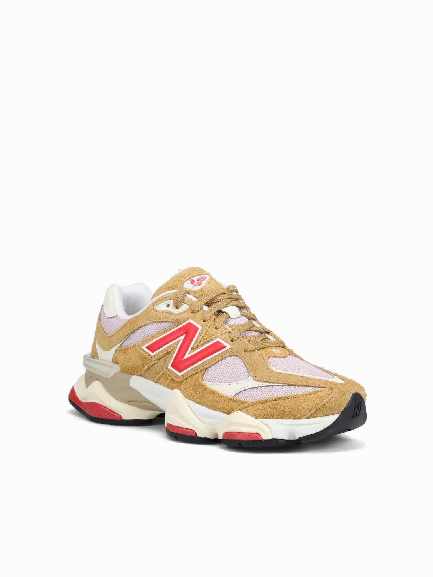 Docker Casual Shoes 9060 Brown Red Pink suede