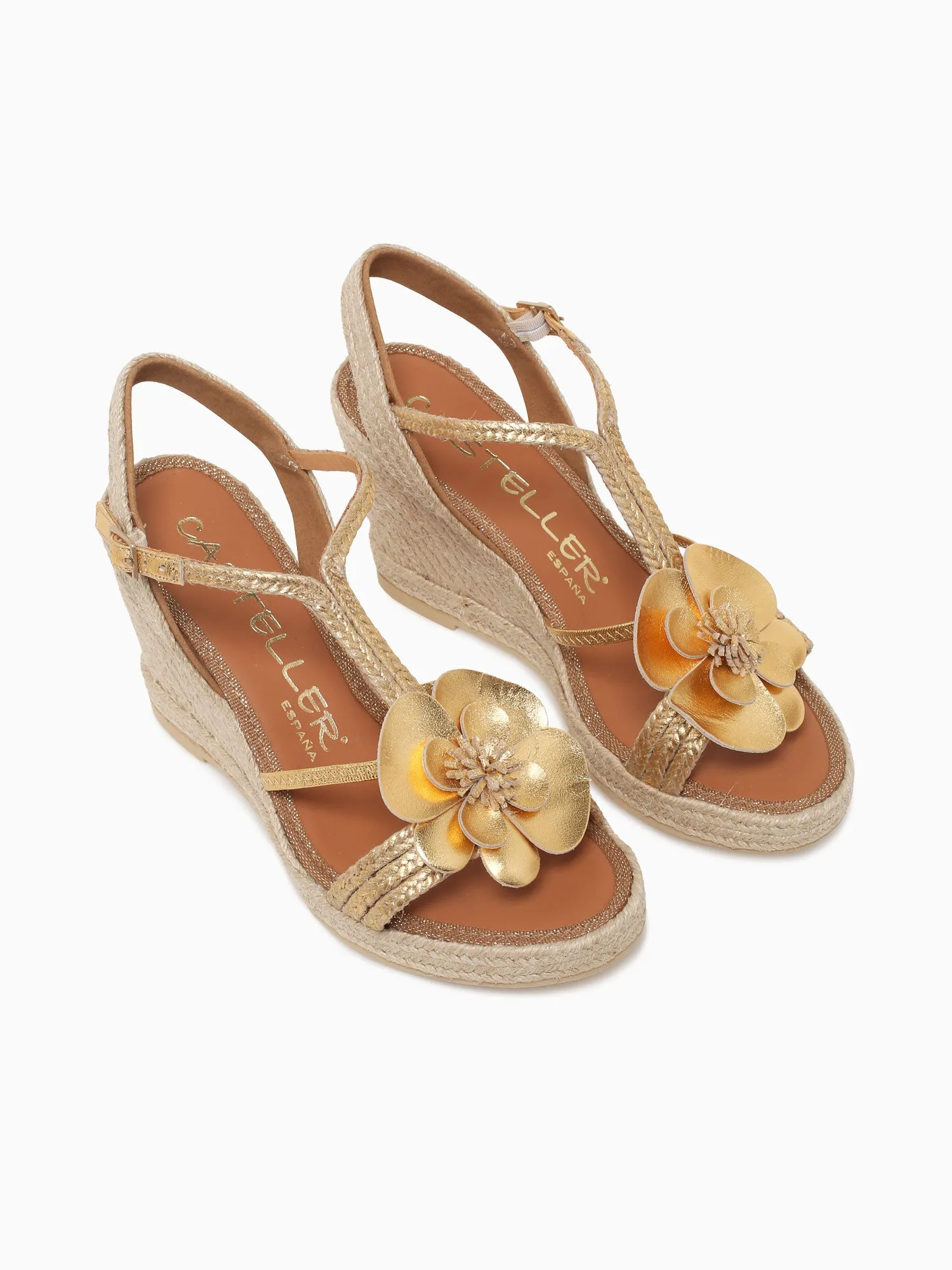 Casual Shoes For Wide Feet 934 Metal Oro Yute