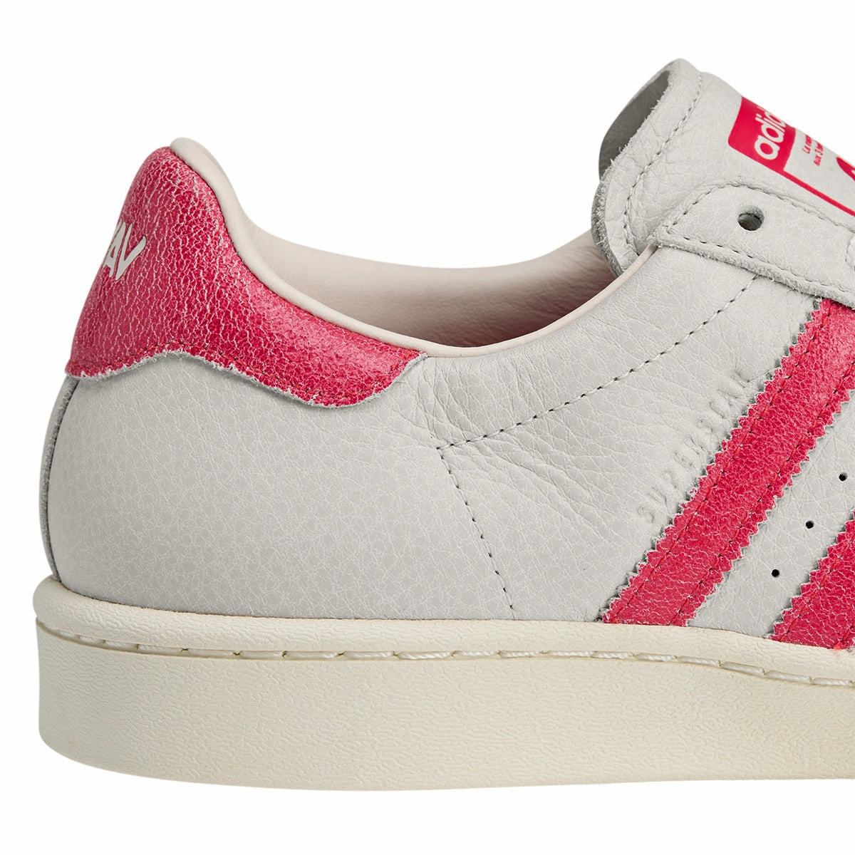   Avavav Superstar Modified 'Crystal White Red' Adidas Supernova Rise 2 Running Shoes