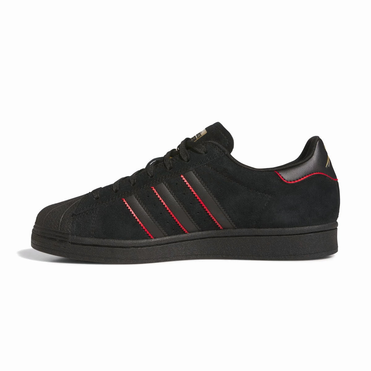   Felipe Gustavo Superstar ADV 'Core Black Better Scarlet' Iconic Adidas Shoes