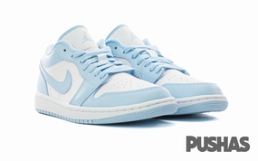 Sneakers Mannen [Refurbished] Air Jordan 1 Low 'Ice Blue / Aluminium' W (2022)