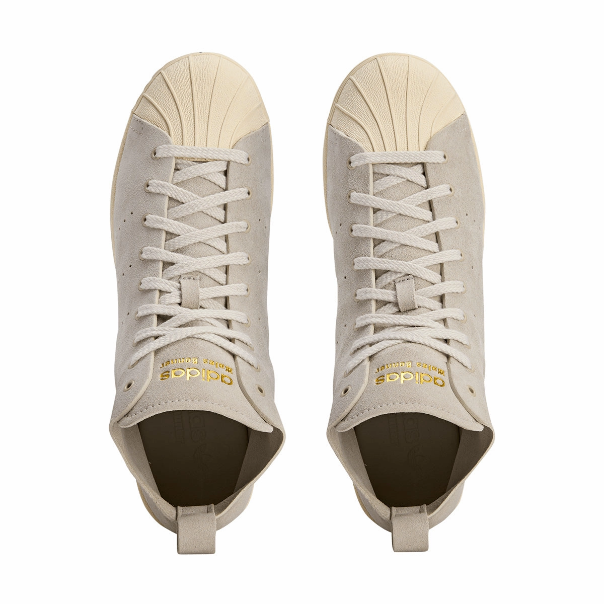 Adidas Sports Shoes Running   Wales Bonner Superstar Hi 'Mist Stone'