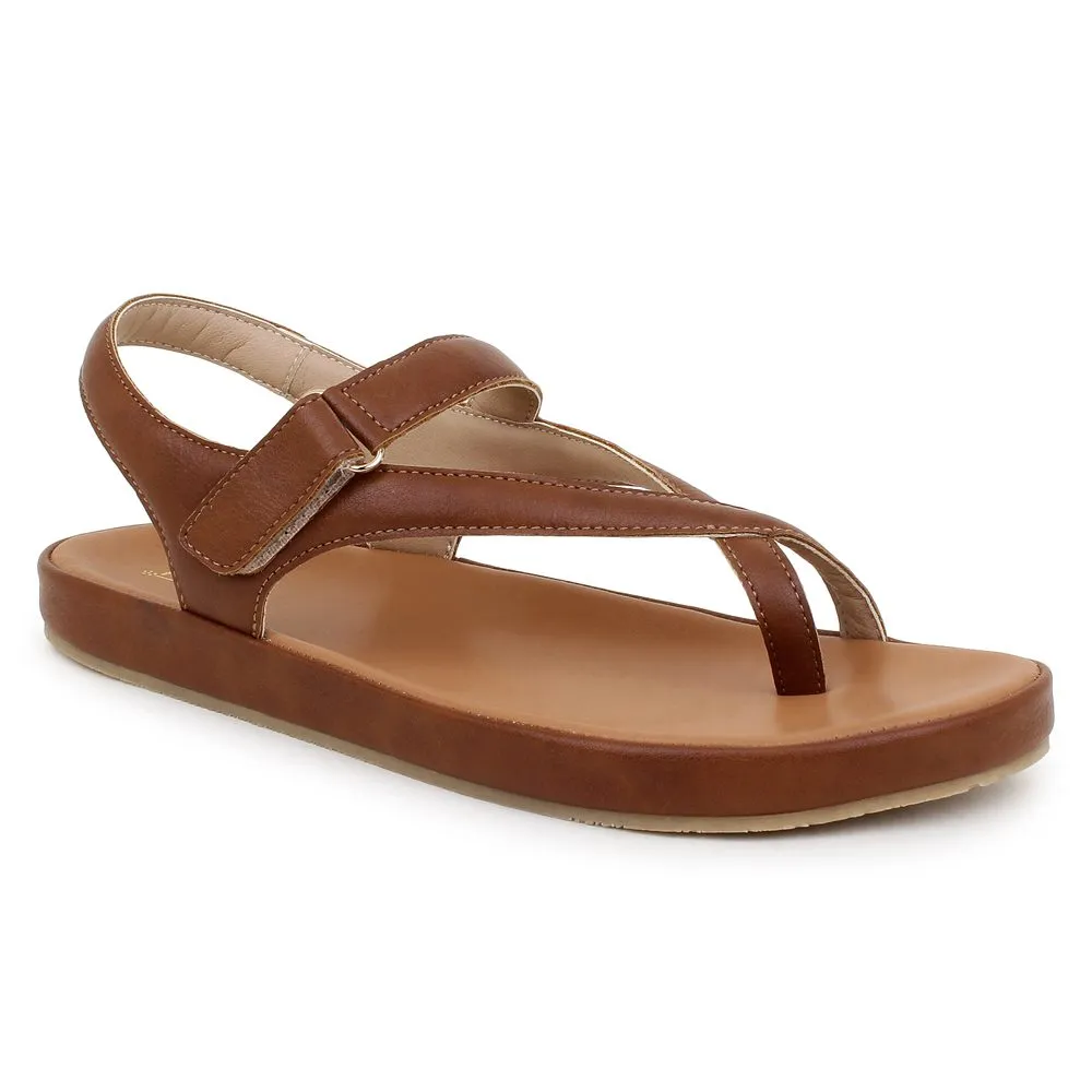 Sarah Thumb Strap Sandals Narrow Sandals