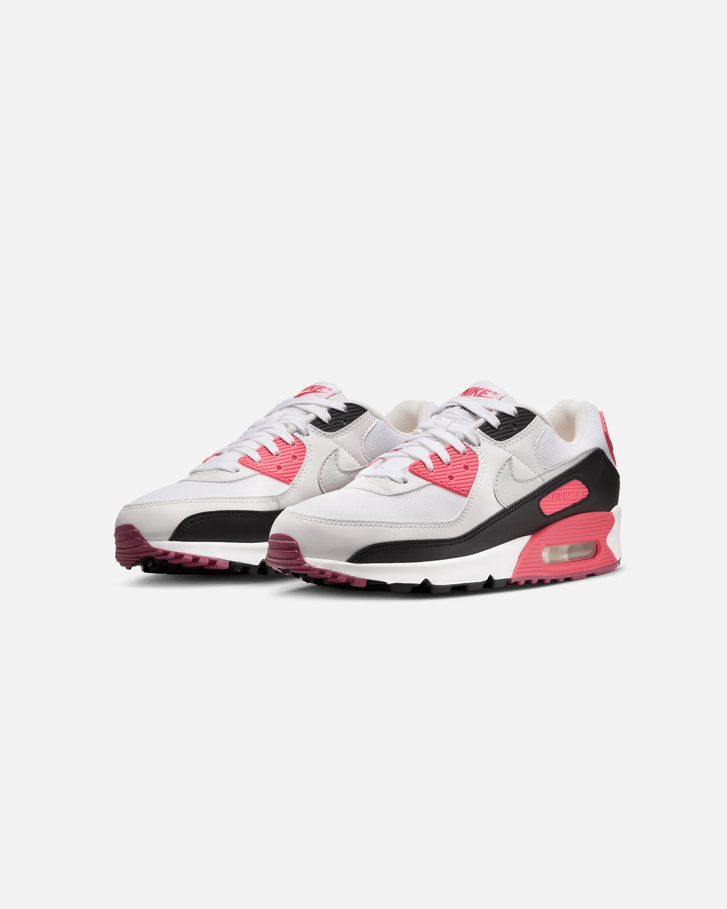 Nike Women's Air Max 90 White/Light Silver Discount Nike Shoes