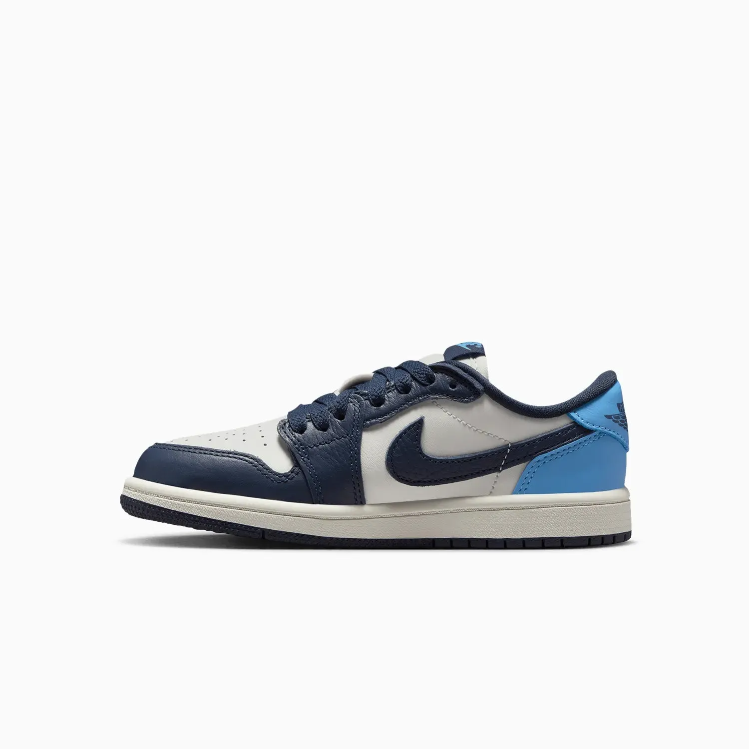 Kid's Air Jordan 1 Retro Low OG "Obsidian" Pre School Made Shoes Sneakers