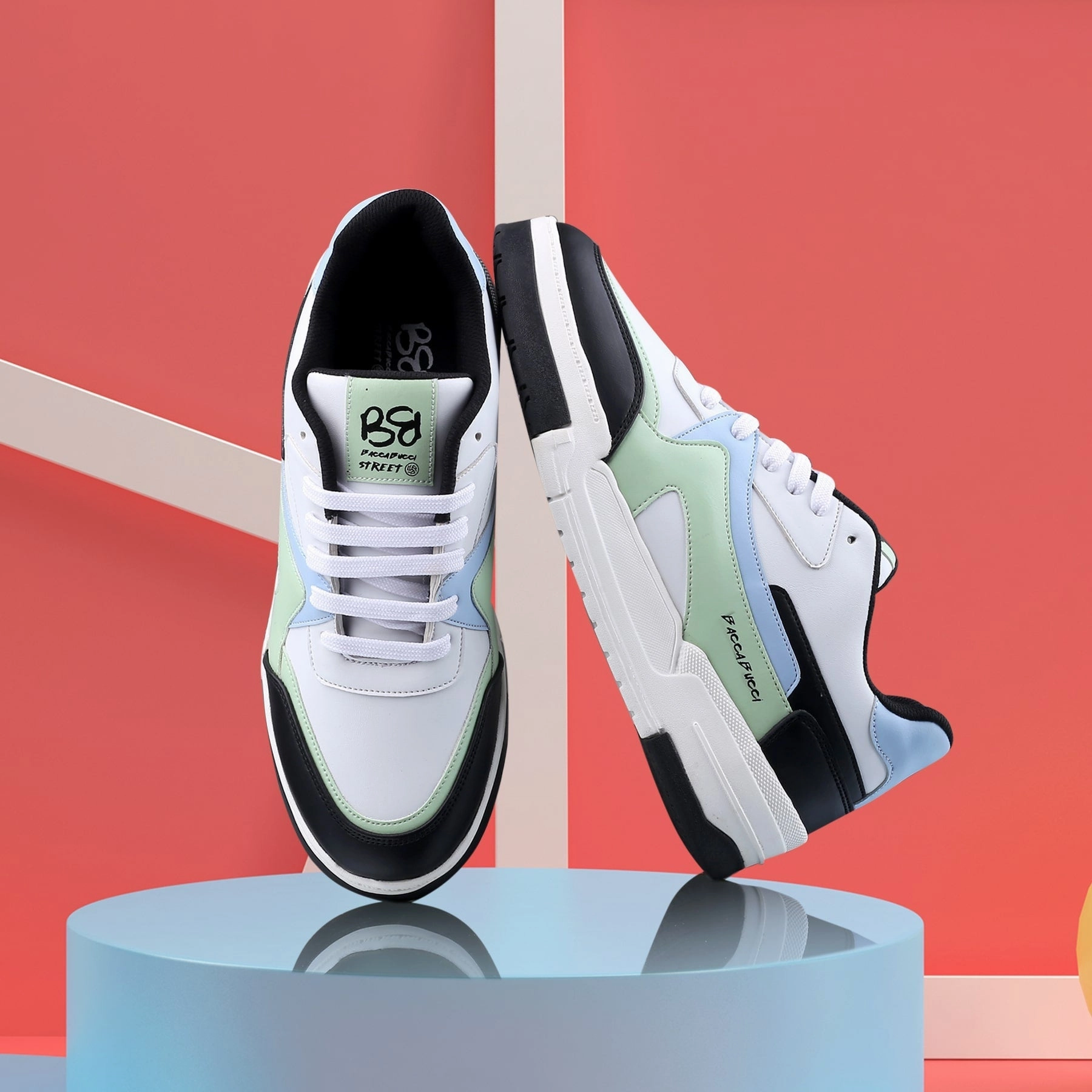 White Shoes Sneakers Bacca Bucci Street Punk