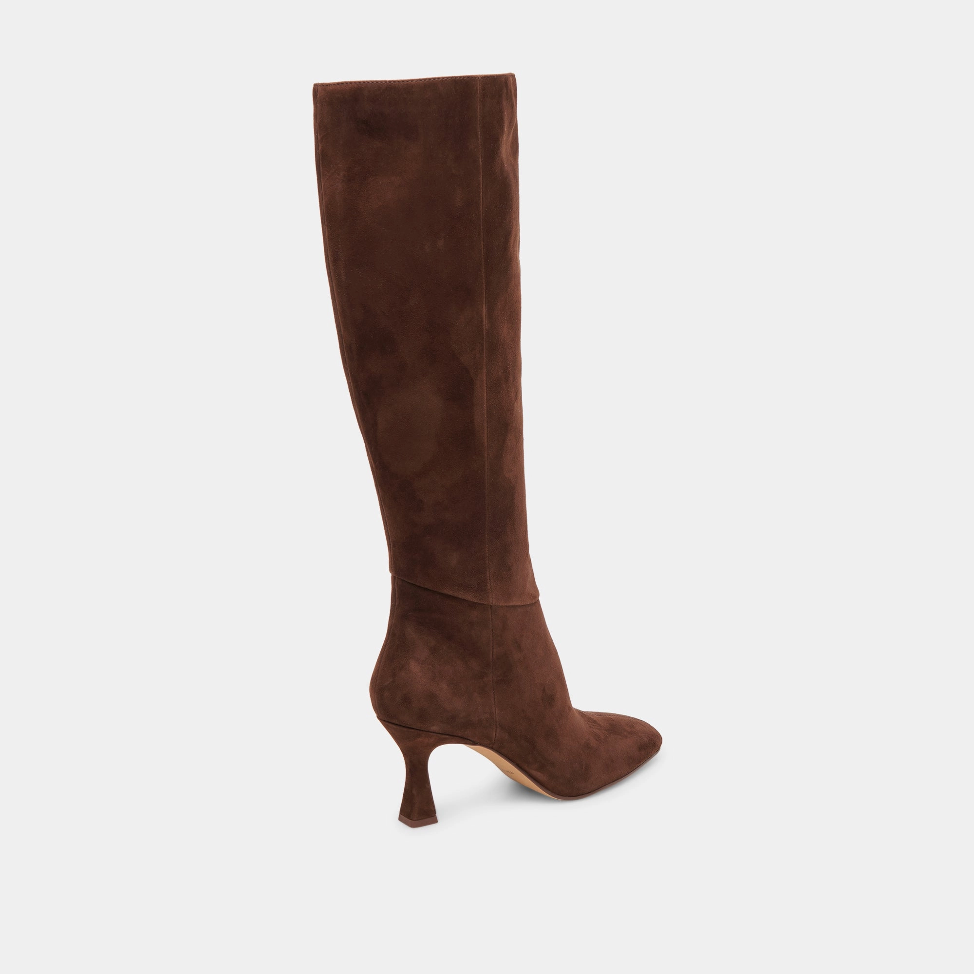 Thigh High Sock Boots GYRA BOOTS DK BROWN SUEDE
