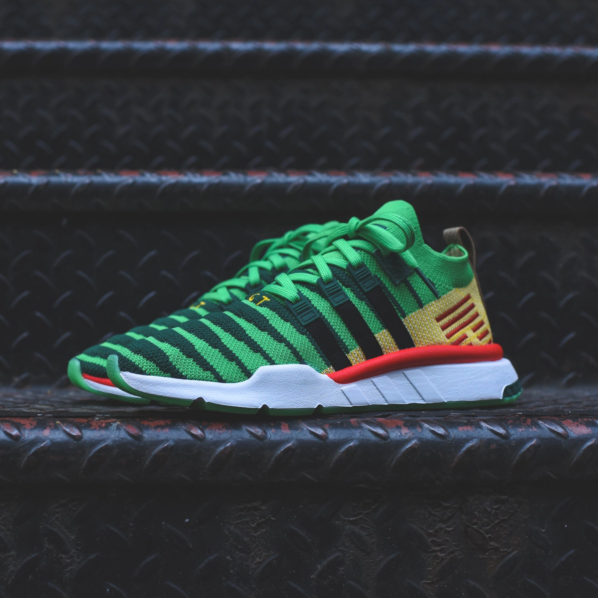 Adidas Gazelle Arsenal Shoes adidas Originals x Dragon Ball Z EQT Support Mid - Green / Black / Gold