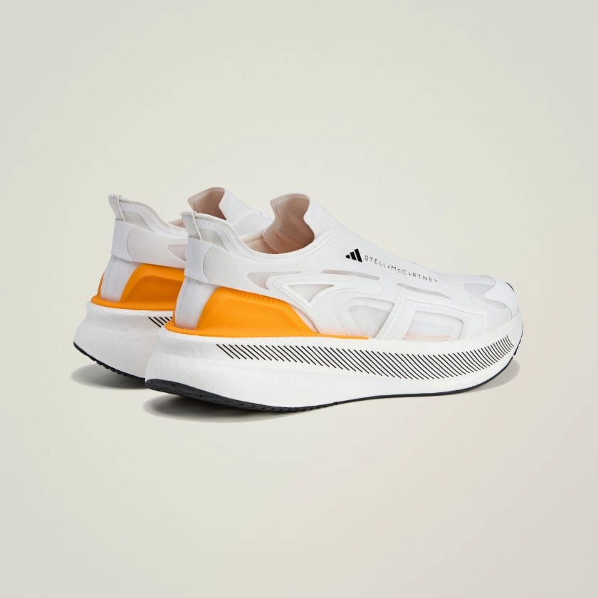 ADIDAS BY STELLA MCCARTNEY ULTRABOOST 5 SHOES - Cloud White / Semi Solar Slime / Eqt Yellow Spike Running Shoes Adidas