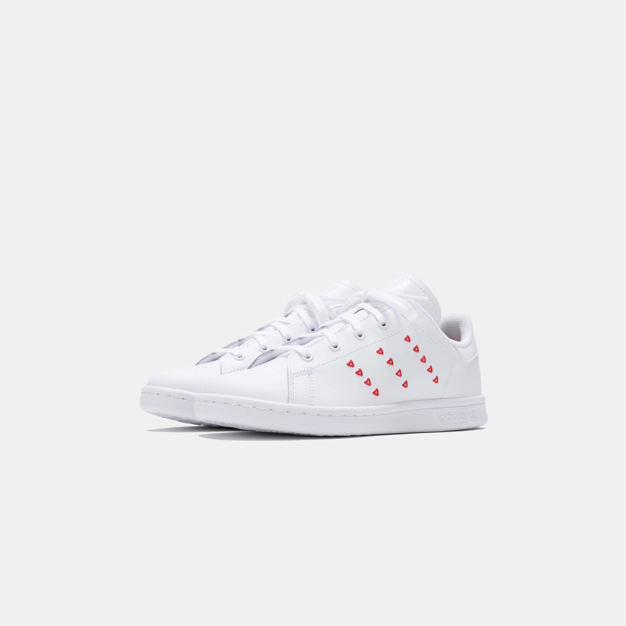 adidas Pre-School Stan Smith Valentine`s Day - Footwear White / Lush Red Adidas New Shoes
