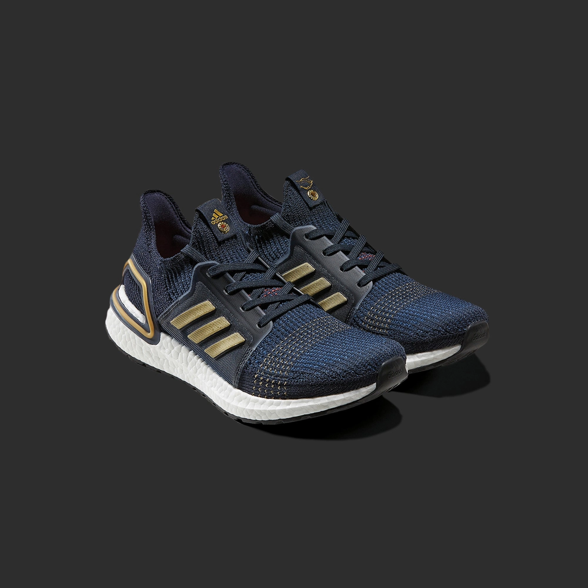 adidas Consortium UltraBoost 19 EQT - Navy / Gold Adidas Sambae Shoes