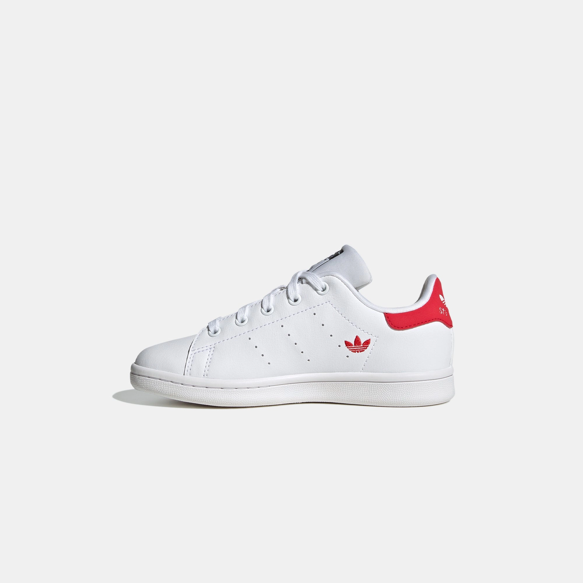 Adidas Cloudfoam Tennis Shoes adidas Infant Stan Smith - Chalk White / Core Black / Vivid Red