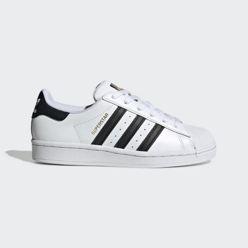 Rack Room Shoes Adidas Adidas Kid's Superstar Shoes - Cloud White / Core Black