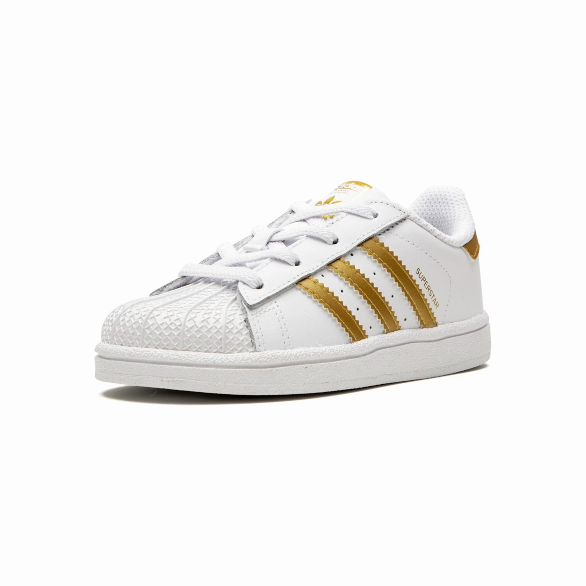 Adidas Kid's Superstar TD Shoes - White / Metallic Gold Adidas Handball Spezial Athletic Shoe
