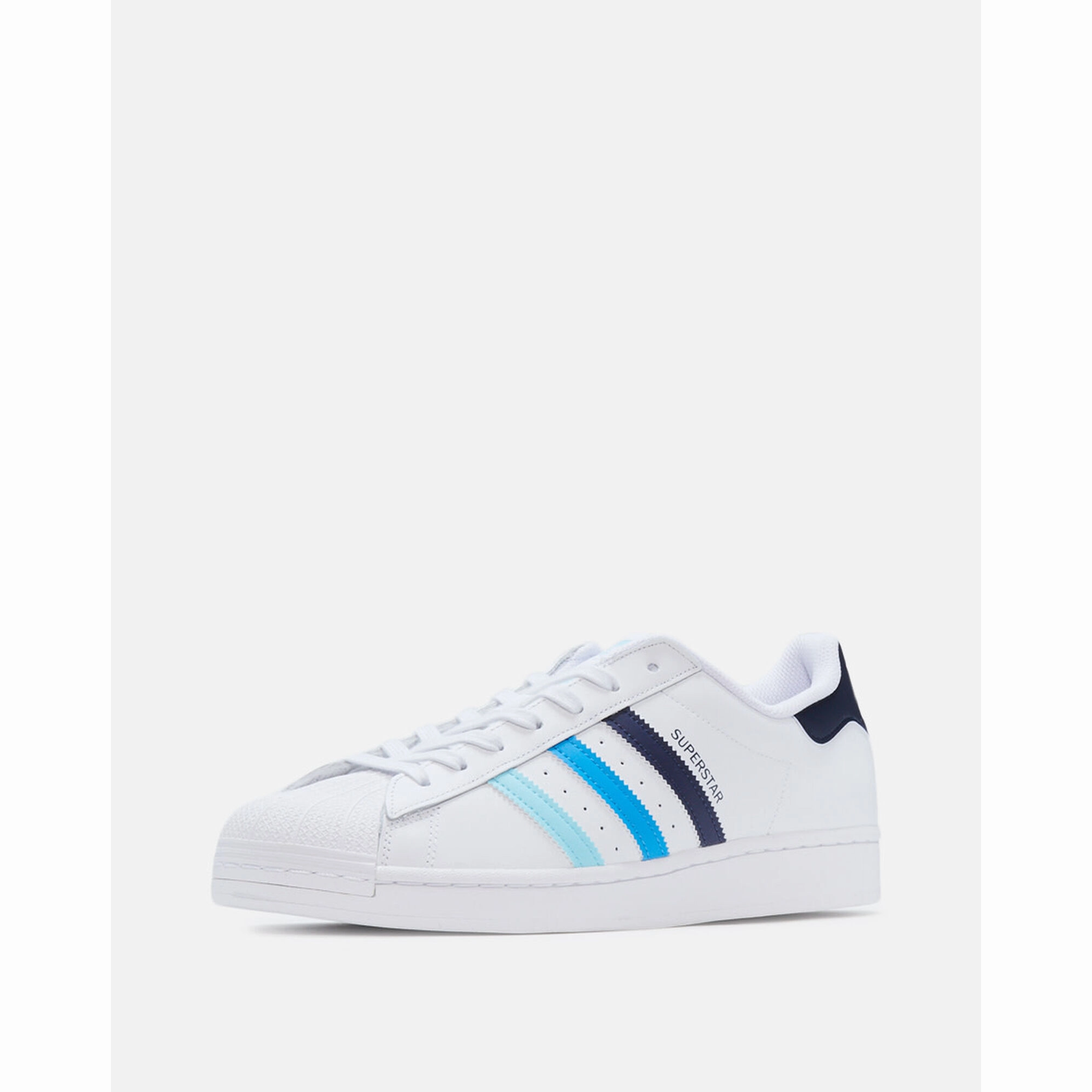 Adidas World Cup Soccer Shoes Adidas Men's Superstar Shoes - White / Black / Blue / Cyan
