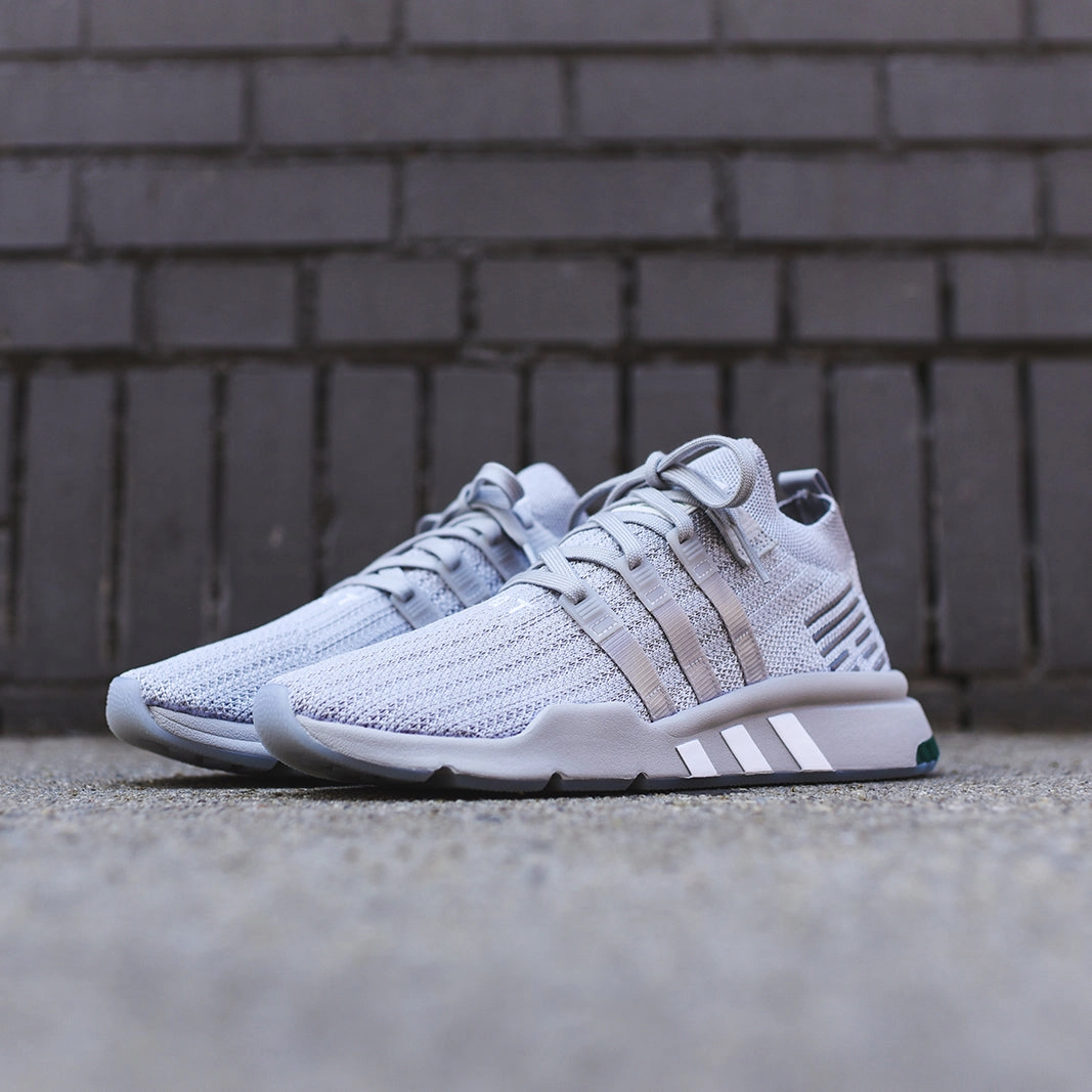 adidas Originals EQT Support Mid ADV - Silver Retro Adidas Basketball Shoes