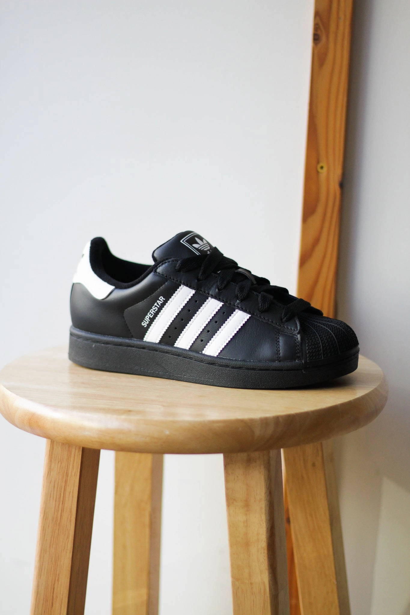 ADIDAS SUPERSTAR II "CORE BLACK/CLOUD WHITE/CORE BLACK" Adidas Waterproof Trail Running Shoes