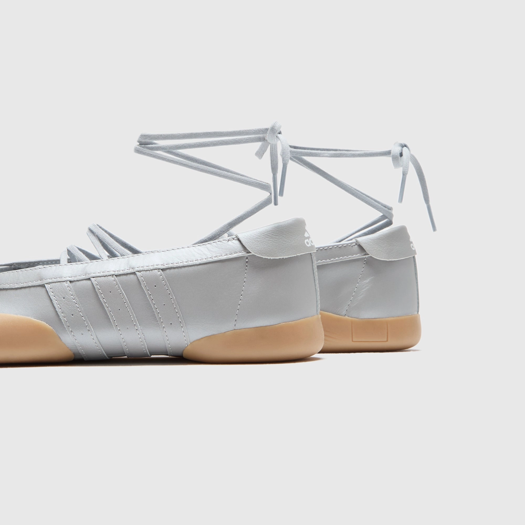 adidas WMNS Taekwondo Mei Ballet - Silver Metallic / Silver Metallic / Gum 3 Casual Saddle Shoes