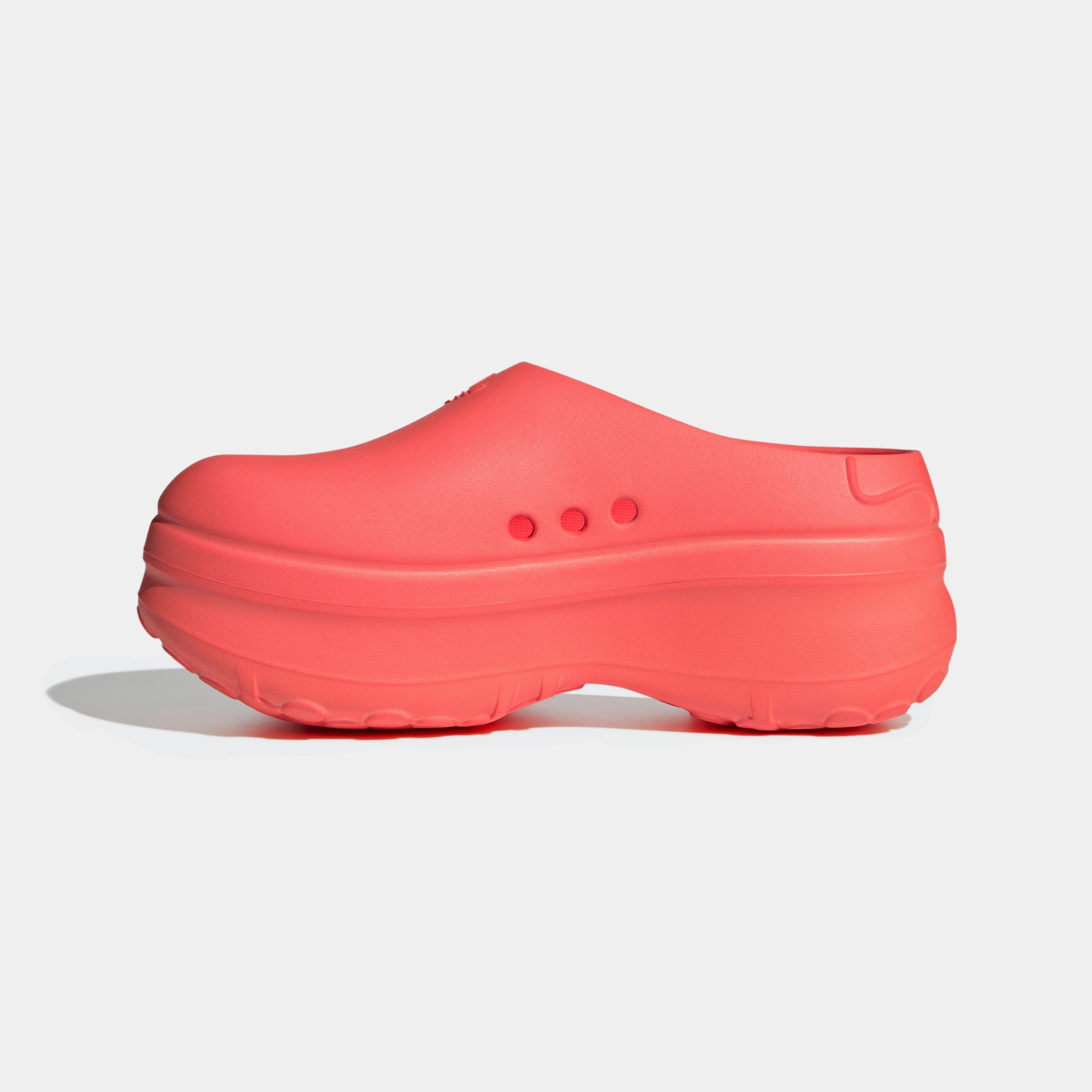 Flat Sole Casual Shoes Adidas Women's Adifom Stan Smith Mule Solar Red