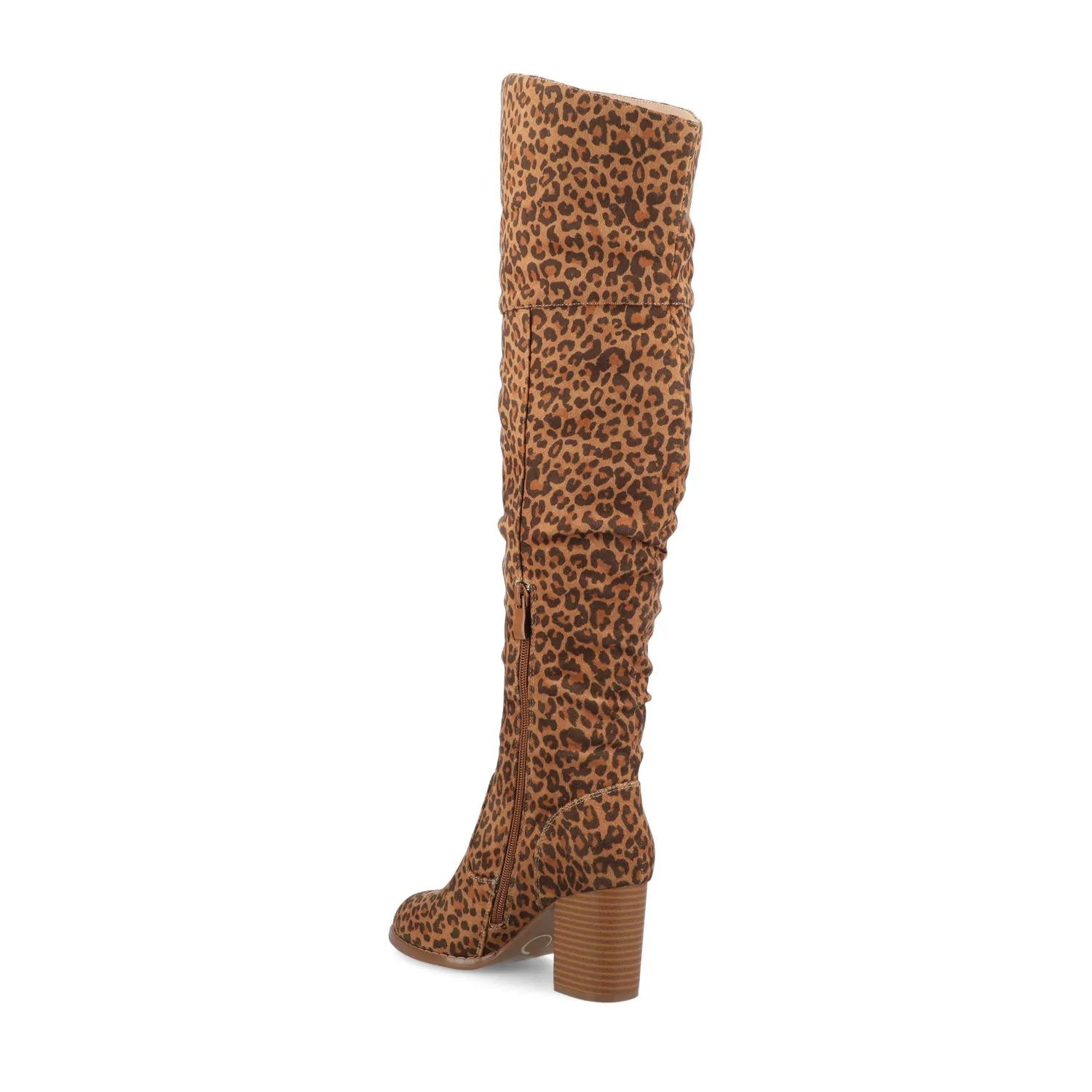 KAISON THIGH HIGH BOOTS IN FAUX SUEDE