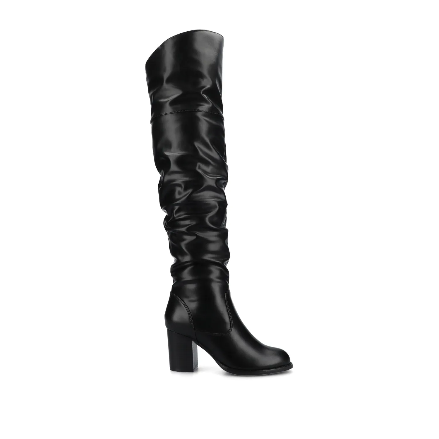 Metatarsal Covers  KAISON THIGH HIGH BOOTS IN FAUX SUEDE
