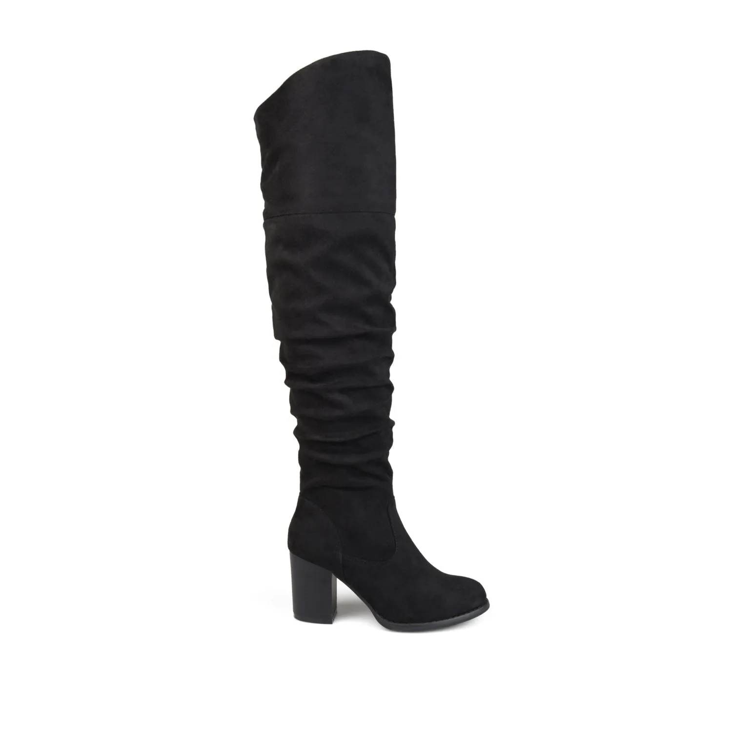 Peter Pan Boots KAISON THIGH HIGH BOOTS IN FAUX SUEDE