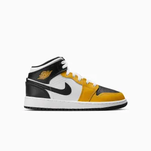 Sneakers With Stars Kid's Air Jordan 1 Mid "Yellow Ochre" Grade School