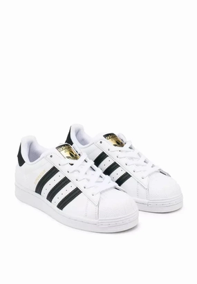 Adidas Superstar Sneakers - Black on white Ankle Support Sneakers