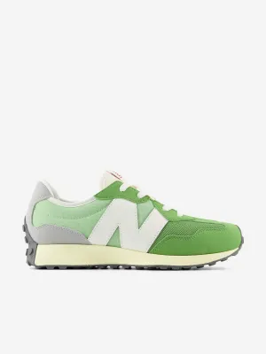 New Balance Kids 327 Trainers in Green New Balance Orthotic Sneakers