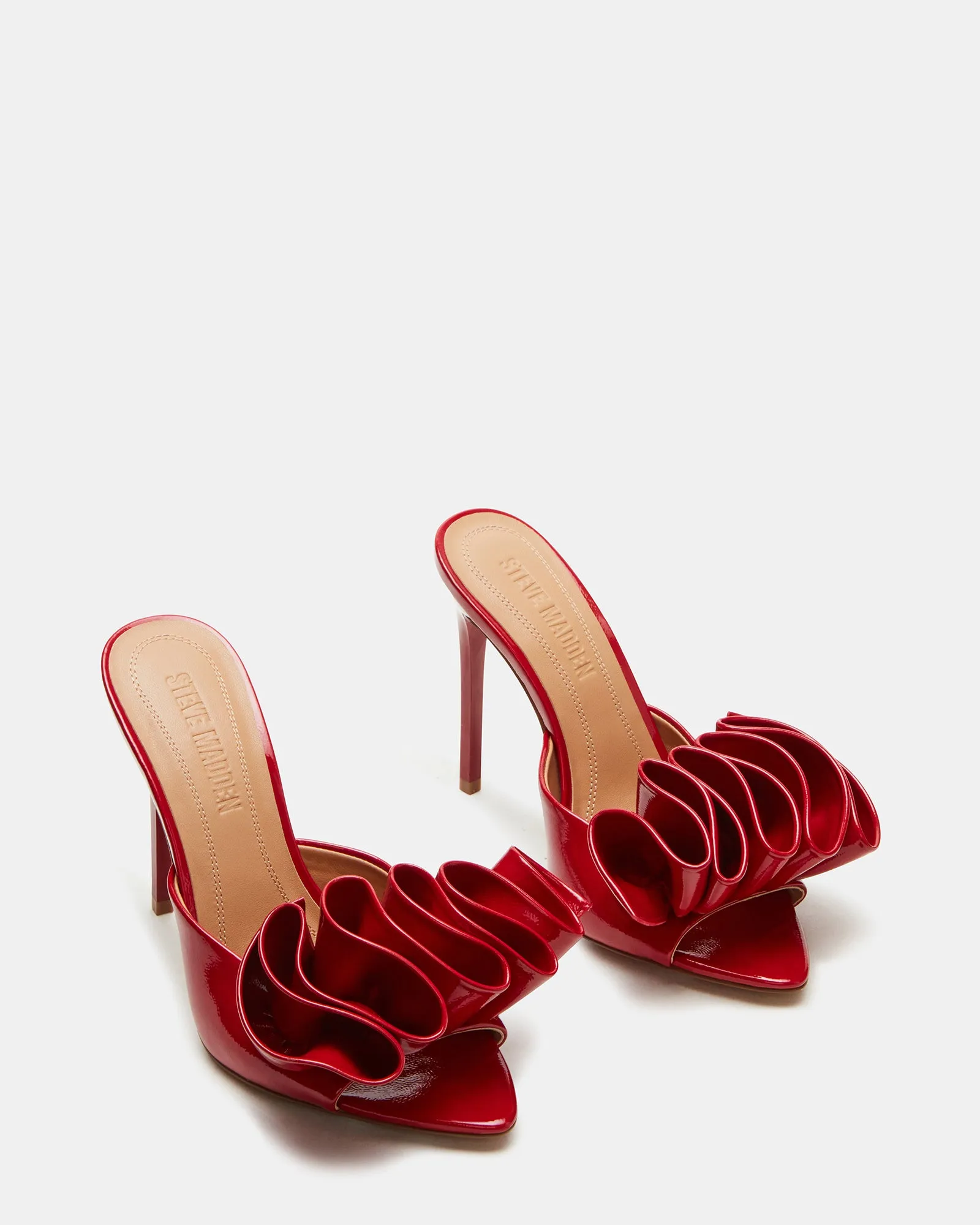 Mules High Heels AFFINITY RED PATENT